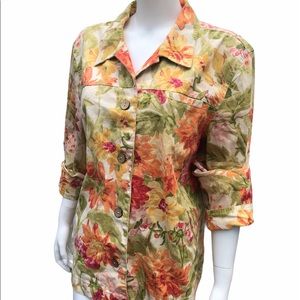 A La Carte Floral Lightweight Jacket